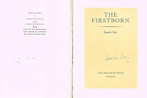 The firstborn 0701201584 Book Cover