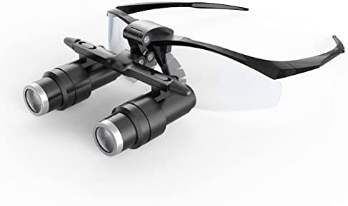 EMUR Medical Surgical Dental Loupe 4.0X 5.0X 6.0X 6.5X Kepler Binocular Magnifier Loupes ENT Dental Plastic Surgery Ophthalmology Pet Beauty, 6X