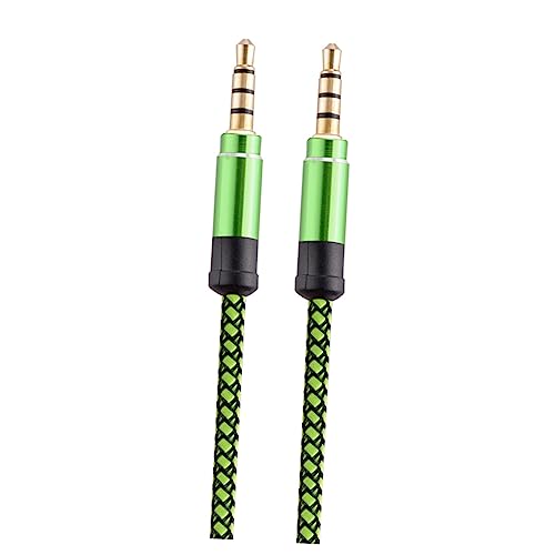 Cable de audio de nylon trenzado Artibetter macho macho para solucionar enredos en coche y hogar 6