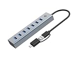  Conceptronic HUBBIES21G concentrador y concentrador USB 3.2 Gen 1 (3.1 Gen 1) Type-A 5000 Mbit/s Gris