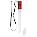 Life Gear 6 Pack RED LED Light Stick, Reusable Glow Stick or Glow Wand | Emergency Safety Glow Stick, Flashlight and Whistle