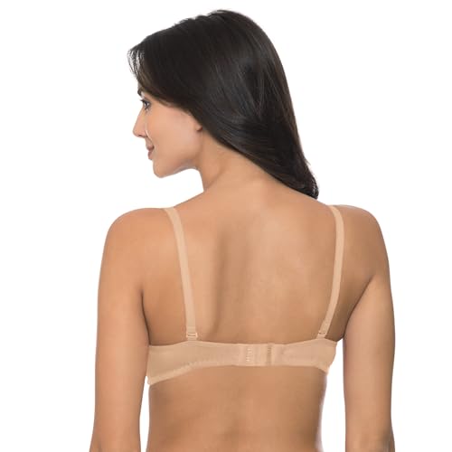 Image of Komli - Heavily Padded Push-Up Bra - Cotton Rich - Balconette - 3 /4th Coverage, Seamless, Wireless, Multiway Straps - T-Shirt Bra