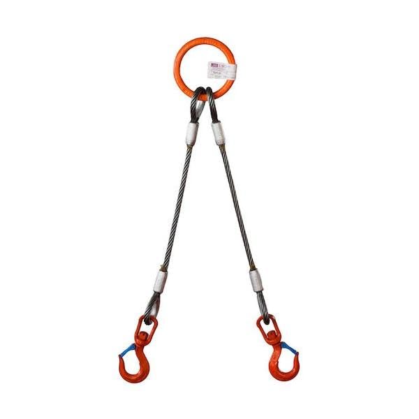 Amazon | 大洋製器工業 2本吊 ワイヤスリング 2t用×1.5m [Vベル仕様