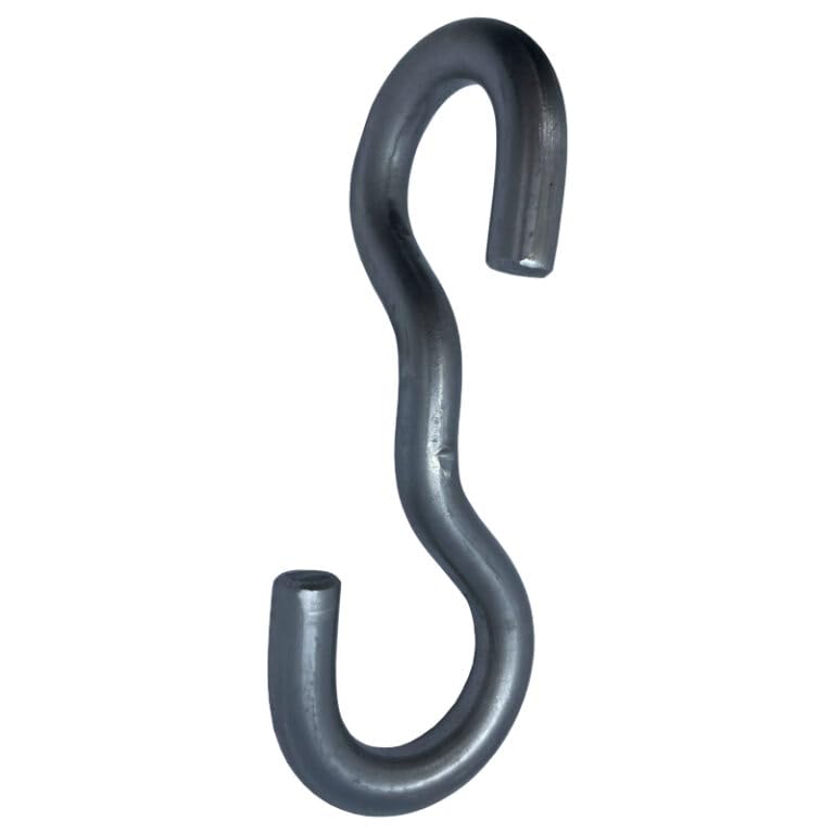 Twisted S Hook - 90 Degree Mid Bend T316 (A4) Marine Grade Stainless Steel (9 mm) - Pack Size : 1