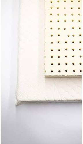 ORGANIC TEXTILES 2 inches Latex Mattress Topper with Removable Tencel Cover - Made in USA (2