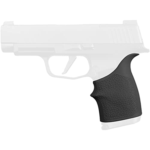 Hogue 18710 HandAll Beavertail Grip Sleeve Compatible with Sig P365XL, Rubber, Black
