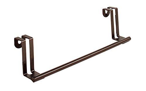 Spectrum Diversified Door Bar No-Installation Kitchen, Cabinet Rack With Padded Brackets, Bathroom Towel Stand, Bronze #TOP8