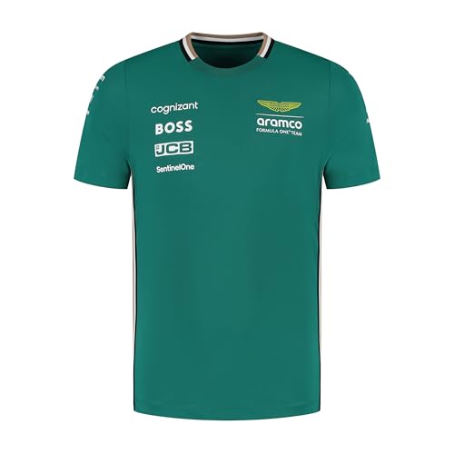 Aston Martin F1 2025 Camiseta del Equipo para Hombre Verde - Talla: L