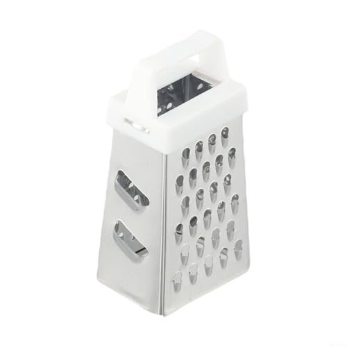Rallador de acero inoxidable de cuatro caras con mango antideslizante miniatura 2