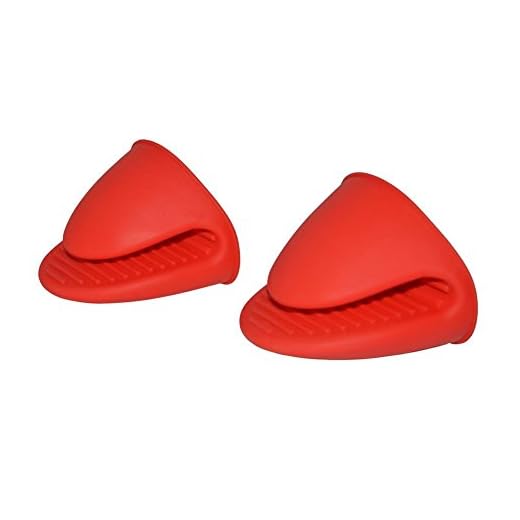 Veewon manopla de Silicona agarradera para Horno Mini Cocina Pinch Grips Cocina Calor Resitant solución – 2 Piezas