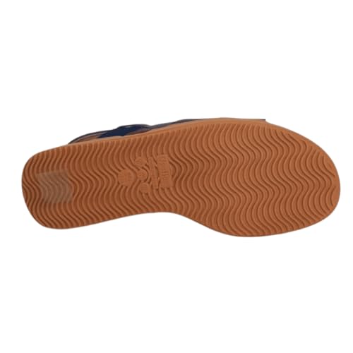 Sandália Usaflex Feminina Plataforma Casual Couro AE2031 (36)