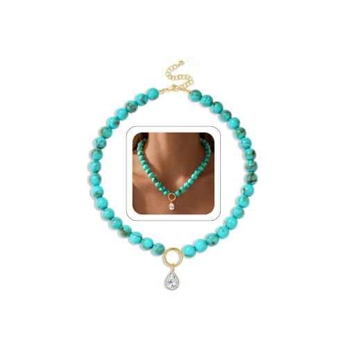 Beaded Stone Necklace