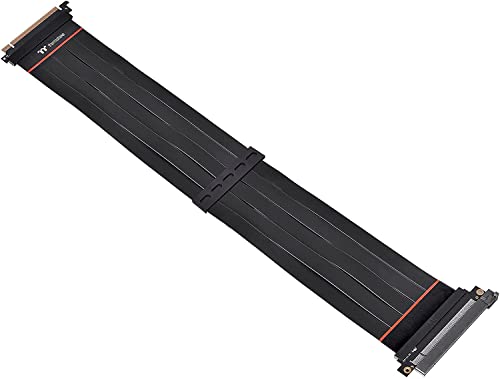 Image of Thermaltake 600mm PCI-E 4.0 Extender and Lian Li O11D EVO XL Upright GPU Bracket Kit for 40 Series GPUs