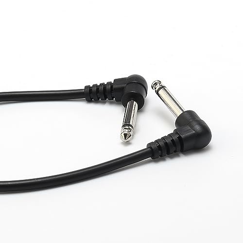 Unxuey Guitar Patch Cables 30CM 6PCS, 6.35mm Effects Pedal Board Lead 1/4 Inch Instrument Cord for Guitar/Bass Effect Pedal - Image 4