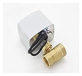 Das elektromagnetische Ventil 2-Wege-3 Wires Motorkugelventil Elektrischer Antrieb mit Handschalter 3-Draht-Zwei Steuer Elektrischer Antrieb Industriebedarf (Specification : DN15)