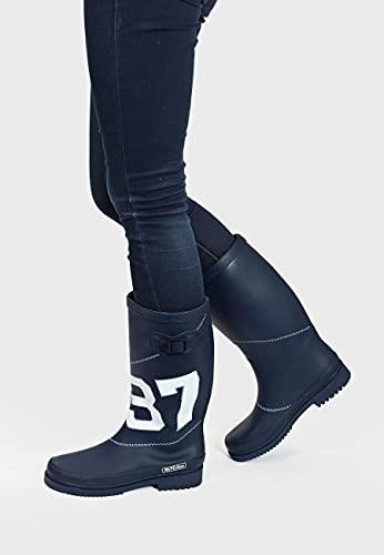 MADSea Damen Gummistiefel Sailor dunkelblau Langschaft, Farbe:dunkelblau, Größe:38 EU