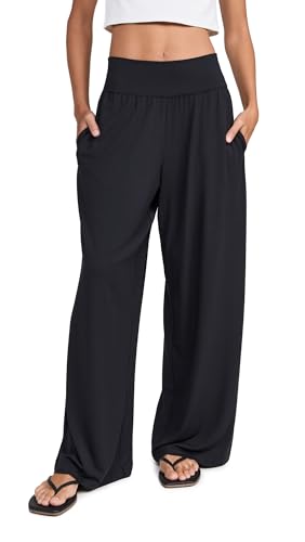 Sweaty Betty Women's Modal Wide Leg Lounge Pant Casual Pants, Black, X-Small