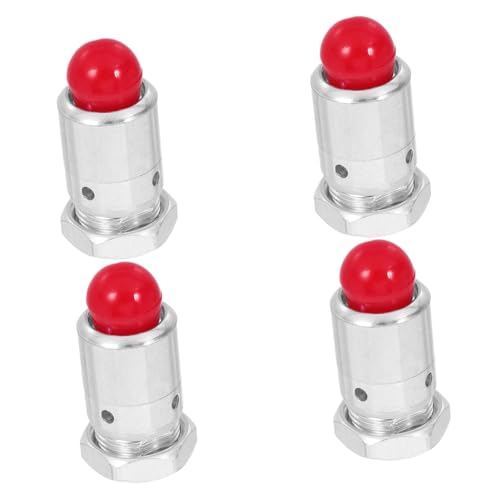 Mobestech 4 Piezas Válvulas Flotantes de Repuesto para Olla Presión Control Seguro de Vapor Compatibles con Recambios Olla Vitesse y Válvula de Seguridad para Fácil