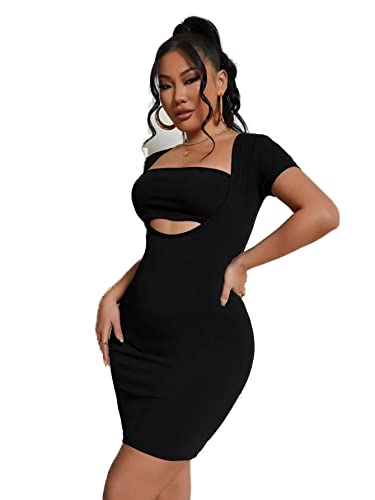 Image of SYYNCRO Women's Western Bodycon Dresses Midi Short Dress