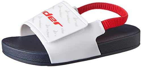 Rider Kids Full 86 Baby, Sandália Slide Bebê Meninos, AZUL/BRANCO/VERMELHO, 20/21