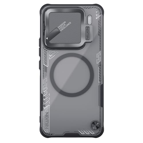 Image of Nillkin Case for Xiaomi Mi 15 Pro (6.73 inch Inch) Iceblade Prop Case with Mag Safe Magnetic Features Corner Air Bags + Aluminium Camera Protect Stand Scratch & dust Proof Black Color