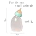 Doggiema Kittens Feeder Bottle, Silicone Feeding Nipple and Syringes for All Breed Kittens and Small Animals Dongdong pet