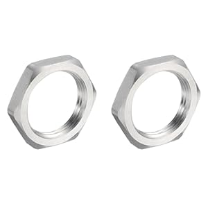 Quarkzman 2Stk Sechskant Kontermutter Edelstahl 304