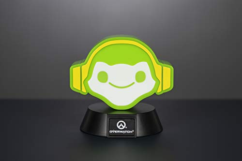 Overwatch Icon Light | Lampada da Collezione Lucio | Ideale per camere da Letto dei Bambini, Ufficio e casa | Pop Culture Gaming Merchandise, Verde - Gadget - Immagine 4