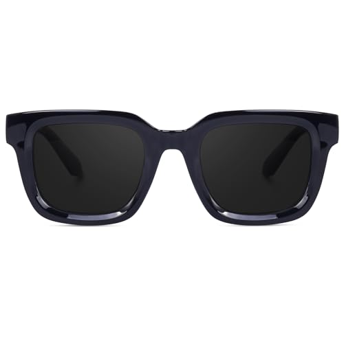 Image of Peter Jones Unisex Large Square UV /UB Protected Sunglasses (3803)
