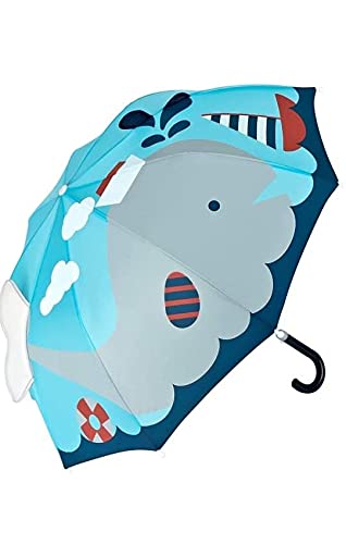Goods4good Paraguas Infantil Niño Niña 2-6 años Dibujo Delfín en 3D tamaño 50cm color...
