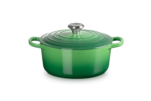 Image of Le Creuset Evo Round Casserole, Dutch Oven 24 Cm- Bamboo Green
