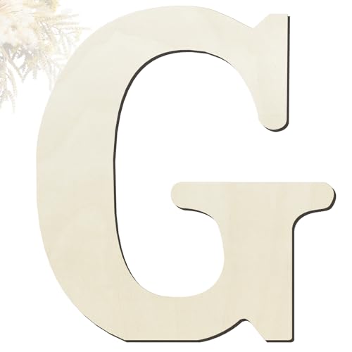 WOODOUNAI G 18 inch Wooden Letter