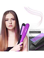 Professional Hair Straightener, Inkint Ceramic Tourmaline Ionic Flat Iron Styling Iron with LCD Display, Adjustable Temperature, Dual Voltage,Instant Heat Up,Heat Resistant Glove
