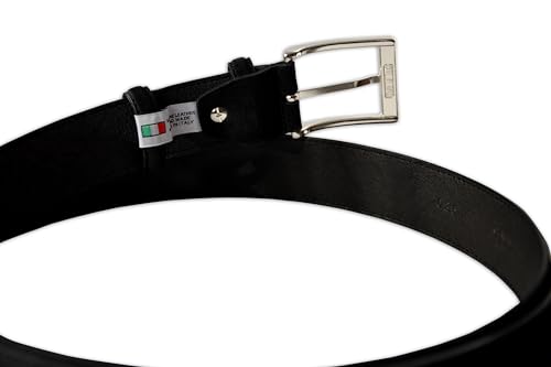 Mens Plain Dress Italian Suede Leather Belt4