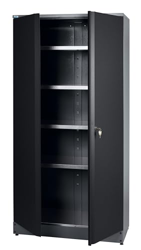 Küpper Hochschrank 70289, schwarz, 204 x 53 x 91 cm, inkl...