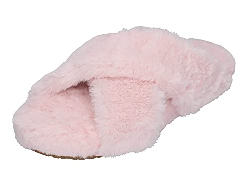 Chaussons Rose TOMS Susie Femme : Pantoufles Légères et Mules d'Intérieur Rose