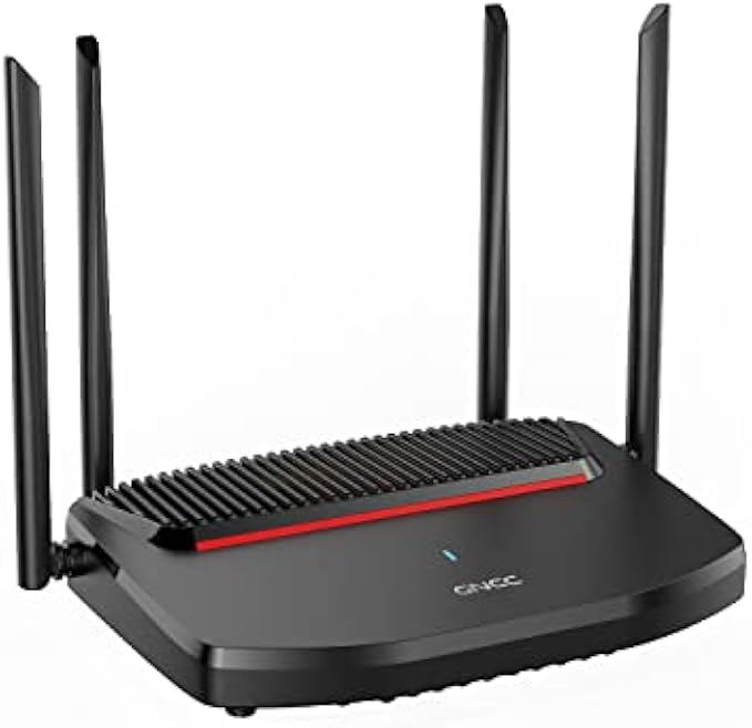 WiFi 6 Router, GNCC AX1800 WiFi Routers for Home, Dual Band Gigabit Wireless Router (Up to 1800 Gbps), Coverage up to 2000 sq. ft, 40 Devices, Parental Control