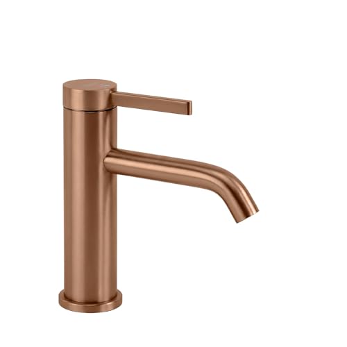 Robinet de salle de bain Rea Rivo en cuivre brossé au design élégant et durable