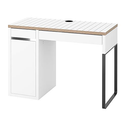 Ikea MICKE Escritorio 105 x 50 cm  color blanco y gris