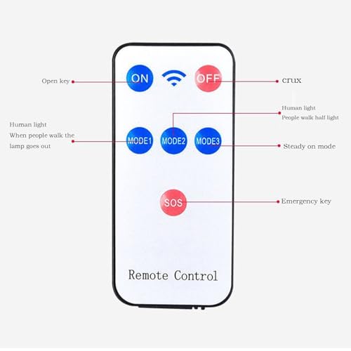 Luces de calle solares con sensor de movimiento remoto y control a distancia 6