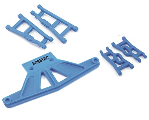 RPM 80245 80185 81165 Front Bumper Wide Blue A-Arms Rustler Stampede 2wd Includes CHICAGOLAND RC Coupon