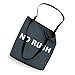 No Rush Minimalist Typography Funny Patient Slow Living Tote Bag