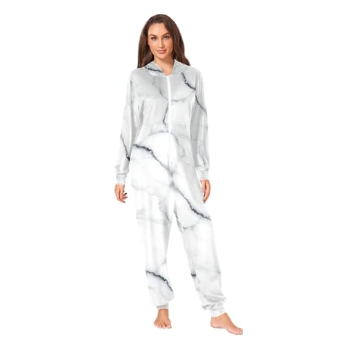 Combinaison pyjama polaire adulte contre le froid hivernal combinaison une pièce