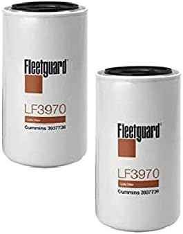 LF3970 Fleetguard Lube Filter (Pack of 2), Replaces (Donaldson P550428, P551019)