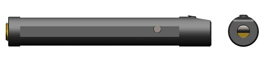 Micro 100 QTSL-375-866 Straight Holder - Quick Change, 3/8" Internal Dia, 22 mm Shank Dia, 1/4-18 Thread Size, 5.800" OAL