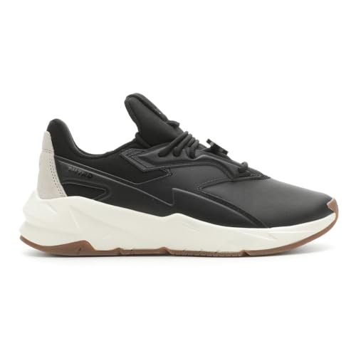 PUMA Fier Nitro Lthr baskets femme noir pour la ville et le sport
