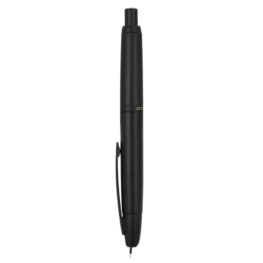 Stylo plume rétractable orange à clic lot de 10 pointes EF 0.38mm