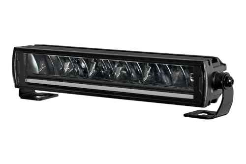 HELLA VALUEFIT 1FE 357 666-001 LED-Lightbar LED Lichtbalken - LBE 2 310-12/24V - 3800lm - Slim - Referenzzahl: 30 - ECE - glasklare Streuscheibe - weiß - Lichtfarbe: weiß/gelb (Amber)