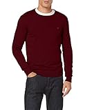 Klassischer Pullover mit Rippkragen und Stickerei