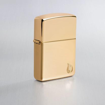 Encendedor Zippo personalizado de latón pulido miniatura 4